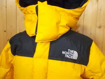 e818◆THE NORTH FACE ダウンジャケット◆KIDS 130 子供 イエロー色 HYVENT ダウンパンパン ノースフェイス ダウン 輸入正規品 6A_画像2