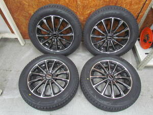 SZ-TJ1　165/65R15　15×4.5J＋43　4H×100　2021年製　4本　ブリヂストン　VRX3　Club family　デリカD2等