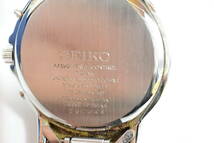 SEIKO セイコー ソーラー電波時計 ステンレス　稼働品 メンズ 腕時計　N._画像4