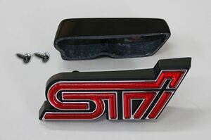 チャージスピード WRX STI S4 VAB VAG A-G型 STIマークアダプター フロントグリル用 FRP 未塗装 撃速チャージスピード