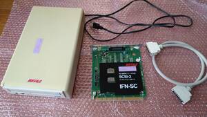 PC-9801 用 SCSI ボード、外付け SCSI CD-ROM、SCSI ケーブル 3点セット！動作確認済み！