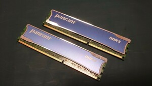 Panram DIMM DDR3 W3U1866HPS-8G 8GB 2枚組 ヒートシンク付