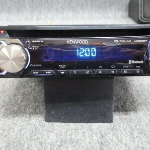 ▼動作OK ケンウッド KENWOOD U383BT CD USB AUX Bluetoothオーディオ ラジオ 1DIN CDデッキ CDプレーヤー オーディオ 中古品の画像1