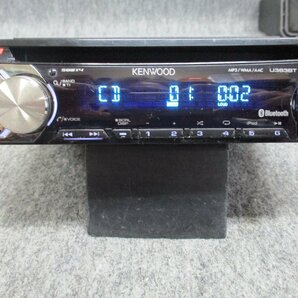 ▼動作OK ケンウッド KENWOOD U383BT CD USB AUX Bluetoothオーディオ ラジオ 1DIN CDデッキ CDプレーヤー オーディオ 中古品の画像2