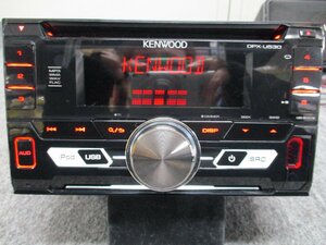 ▼動作OK ケンウッド KENWOOD DPX-U530 CD USB AUX ラジオ 2DIN CDデッキ CDプレイヤー オーディオ 中古品