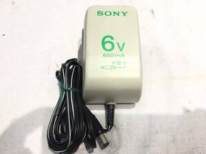 ■10513■SONY ソニー 純正 ACアダプター AC-D4L 6V 650mA センターマイナス 日本製