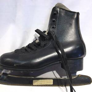 ■10702■S.S.S フィギュアスケート 靴 24.0cm 24cm ブラック 黒 スケートの画像7
