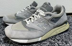 定価37,400円New BalanceニューバランスM998 ENCAP+ABZORB搭載 MADE in USA スニーカー28cmグレー996 1400