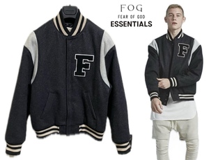 国内未入荷 希少 FOG Fear Of God フィアオブゴッドWool Varsity Jacket pacsun購入スタジャン ESSENTIALS Nike