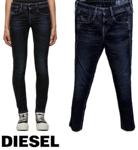 定価41,800円DIESELディーゼルD-OLLIES-SP2-NE ベルベットタッチ レディーススリム joggジーンズ25KRAILEYSLANDYFAYZA