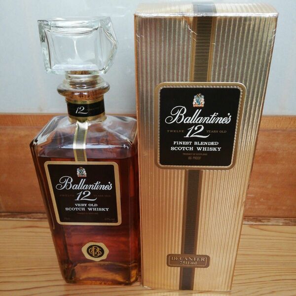 【希少】Ballantine's バランタイン 12年 デキャンタボトル