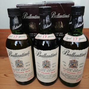 Ballantine's バランタイン 17年 旧ボトル ３本セット 美品