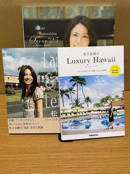 松下奈緒 アーティストブック、パーソナルフォトブック3点セット ※別売り可