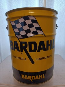 空きペール缶　20リットル缶　バーダル　BARDAHL