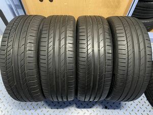 溝有り！美品！コンチネンタル Conti Sport Contact 5 195/45R17 4本 2022年 18週3本と40週