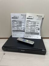 タ) Panasonic パナソニック DVDレコーダー DMR-XE100 2010年製 通電確認済 ブラック リモコン付き 取説付き_画像1