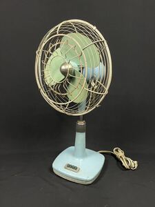 タ) 昭和レトロ National ELECTRIC FAN ナショナル 扇風機 動作確認済 TYPE 1923 25HB 1920年代 スペースエイジ アンティーク 当時物 