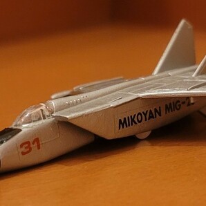 YONEZAWA TOYS DIAPET NO.008-09142 MIKOYAN MIG 25NUSSRI 戦闘機 当時物 飛行機 レトロの画像5