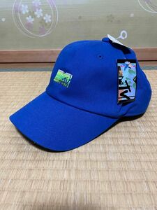 【未使用品】MTV キャップ帽子 大人用 ブルー
