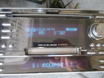 ★★ECLIPSE　イクリプス　CDMD・DSP　2DINデッキ　E3305CMT　ジャンク　0111_画像9