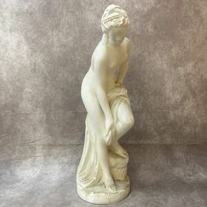裸婦像 裸体像 トップアート ビーナス 石膏 天女 西洋美術 西洋裸体美術像 古美術品 彫刻像 TOP ART 置物 オブジェ 現状品 飾り