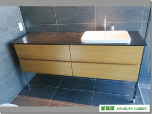 510919# house Manufacturers original face washing dresser high class person structure marble tabletop W1650 under step only * faucet less # exhibition goods / removed goods / unused goods / Chiba shipping 