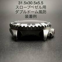 SEIKO 7S26-0020 SKX007 SRPD SBSA 等用 セラミック スロープ インナー ベゼル ヨットマスター ブラック 社外 部品 セイコー MOD カスタム_画像5