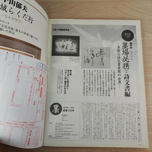 B2401023 墨すみ 172号 2005年1,2月号 没後20年 定本 日比野五鳳 書教育の今 未来への展望 平成17年2月1日発行(隔月1回) 芸術新聞社 古本の画像9