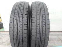 バリ山　2022年製　ダンロップ　エナセーブVAN01　195/80R15　107/105L　LT　2本セット_画像1