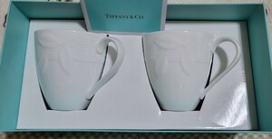 【即決 送料無料】TIFFANY＆Co ティファニー マグカップ コーヒーカップ 陶器 2個セット