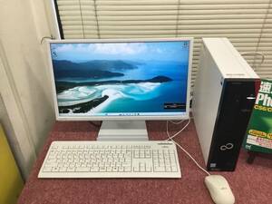 送料込み②★22inモニタ付きフルセット★7世代 Core i 5-7500搭載+M8GB+SSD512GB★Win11+office2021 Pro★高速！おススメ！