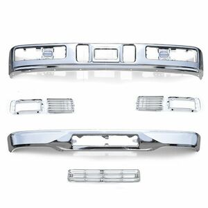  chrome plating 540H front bumper + lip skirt garnish + bumper grill set 540H Super Great original type 