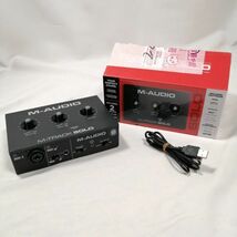 M-Audio USBオーディオインターフェース 再生 ライブ配信 宅録 コンボジャック M-Track Solo 訳あり a09521_画像1