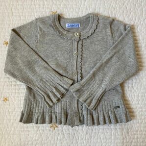 Mayoral マヨラル　カーディガン　女の子　子供服 ベビー キッズ サイズ86 18m サイズ80相当　美品　送料無料