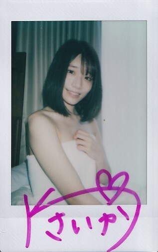河北彩花(河北彩伽) 姫様の休日 直筆サイン入りチェキ M