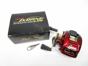 [即日発送]★美品★ KEN ケンクラフト iXORNE イクシオーネ IX-4FSP ベイトリール 赤 レッド RYOBI リョービ 釣り具 現状品 331