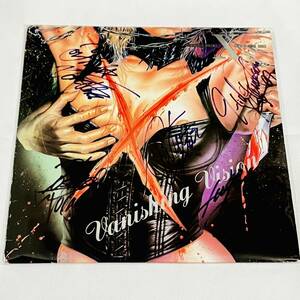 X JAPAN エックスVanishing Visionレコード LP EXL-001 YOSHIKI TOSHI hide TAIJI PATA ジャパメタ 初回限定盤 METAL メタル サイン