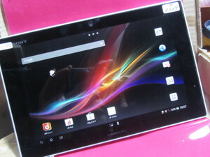 ジャンク　docomo Xperia tablet　z　SO-03e　１０型　白　初期化済み　11-6139