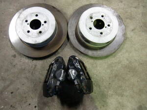 BP5 Legacy latter term turbo tuned by STI for original black Brembo rear caliper * rotor set 