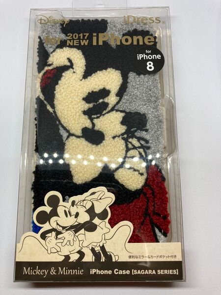 iPhone X ミッキーマウス ミニーマウス 新品 ディズニー Disney 鏡付き アイホン10