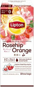 lip ton healthy style rose hip * orange tea tea bag 10 sack ×6 piece 