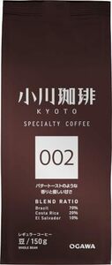 小川珈琲 スペシャルティコーヒーブレンド 002 豆 150G ×2個