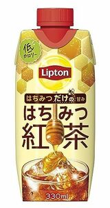 森永乳業 リプトン はちみつ紅茶 330ml×12本 [常温保存 紙パック 飲料 ドリンク 箱買い 紅茶 ハチミツ