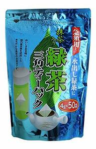 ... powdered green tea entering green tea triangle tea pack 50 sack ×3 sack tea bag 