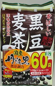 大阪ぎょくろえん 香ばしい黒豆麦茶 60袋入り