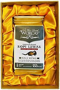 WORCAS [ flour shape /100g] Bali production kopiruak coffee bean ro booster gift present rare .. coffee bean kopiruak