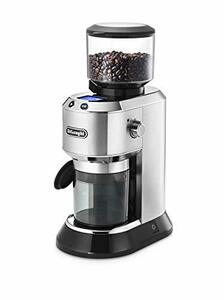 De'Longhi (デロンギ) コーヒーグラインダー デディカ KG521J-M コーン式 コーヒー豆350g分 安全設計 粗挽き~極細挽き 粒度18段階