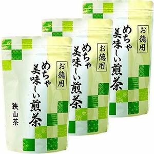 三ツ木園 お徳用 めちゃ美味しい煎茶 180g×3個 リーフ