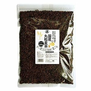 やかんで煮出す 昔ながらの麦茶 丸粒 国産麦茶 500g