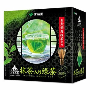 伊藤園 三角茶寮 抹茶入り緑茶 ティーバッグ 1.5g×50袋